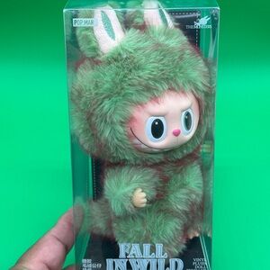 Custom Green Furry Vinyl Doll Labubu inspired